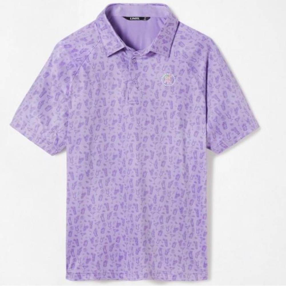 Golf Polo UNRL / Purple Polo Shirt in Large